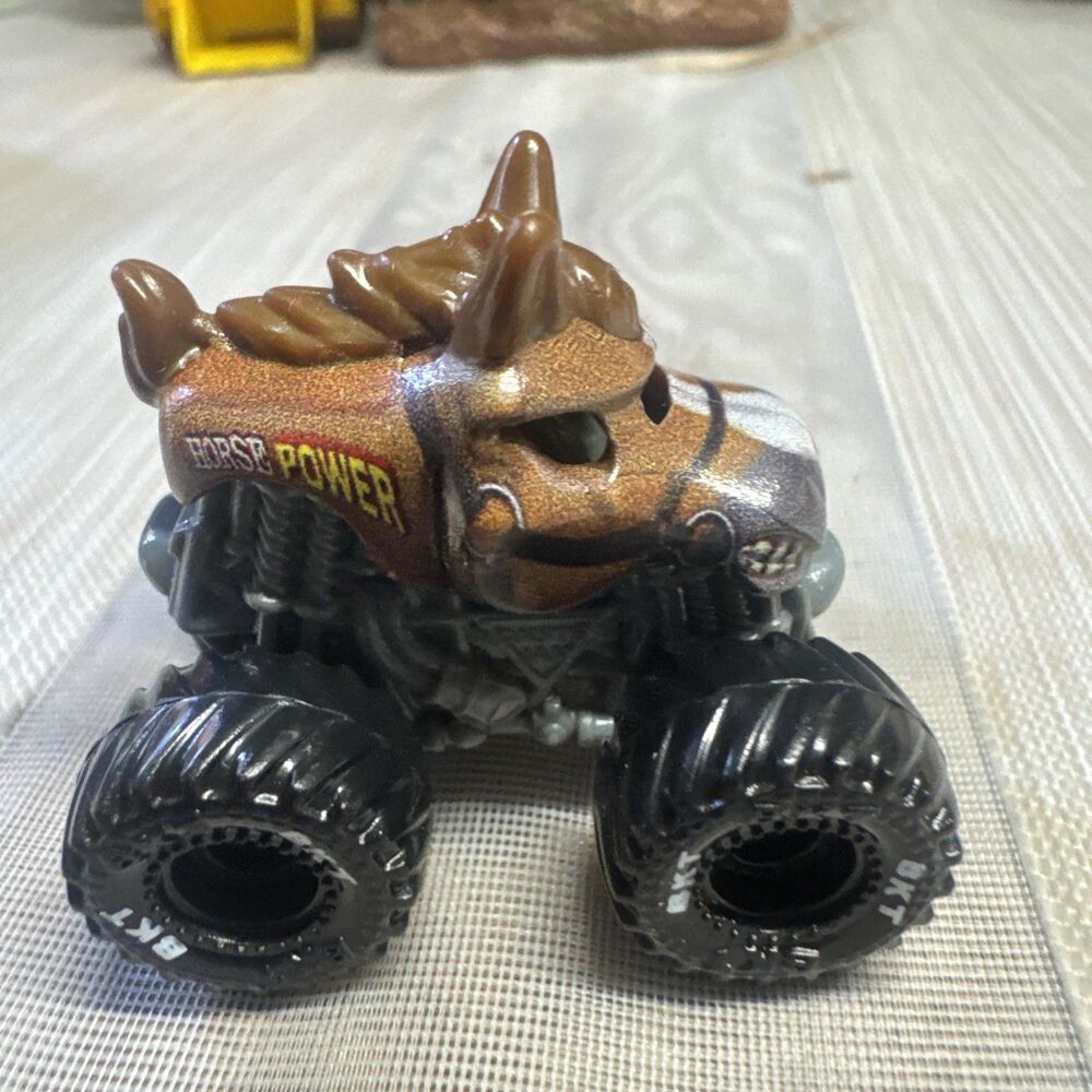 Monster Jam Mini Horse Power Black Tires Truck HTF Rare 1/87 Series 8 633